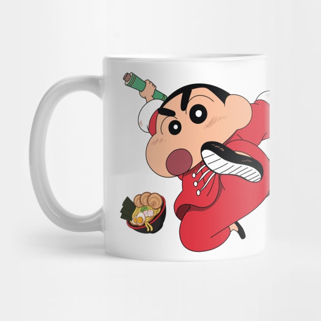 Cute Shinchan Become A Kung Fu Master by AnimeTee